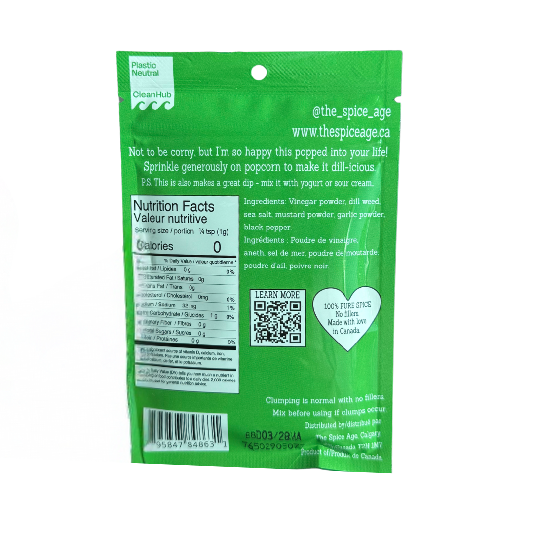 Dill Pickle Popcorn Topper