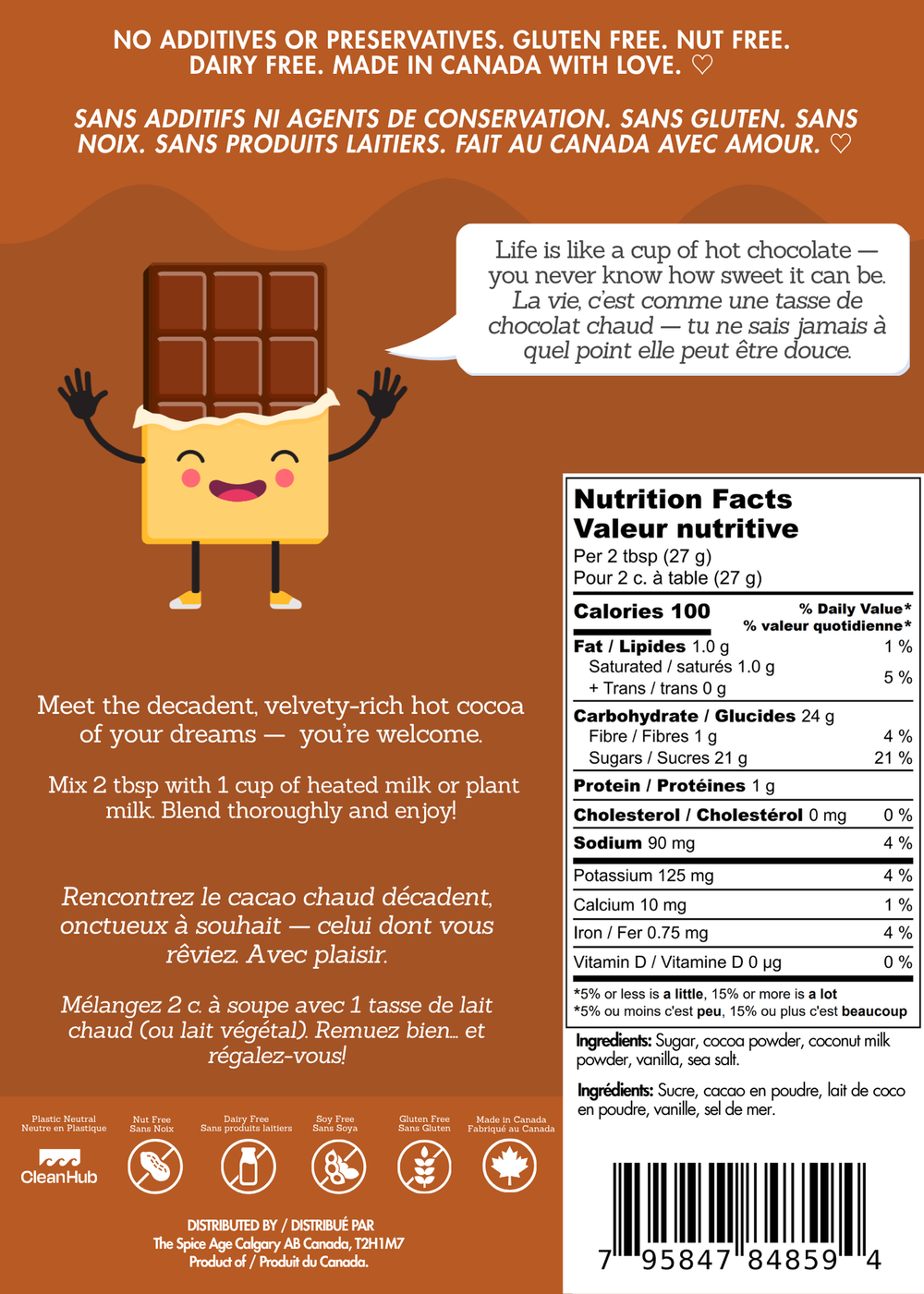 Gourmet Hot Chocolate - Wake Me up Before you Cocoa