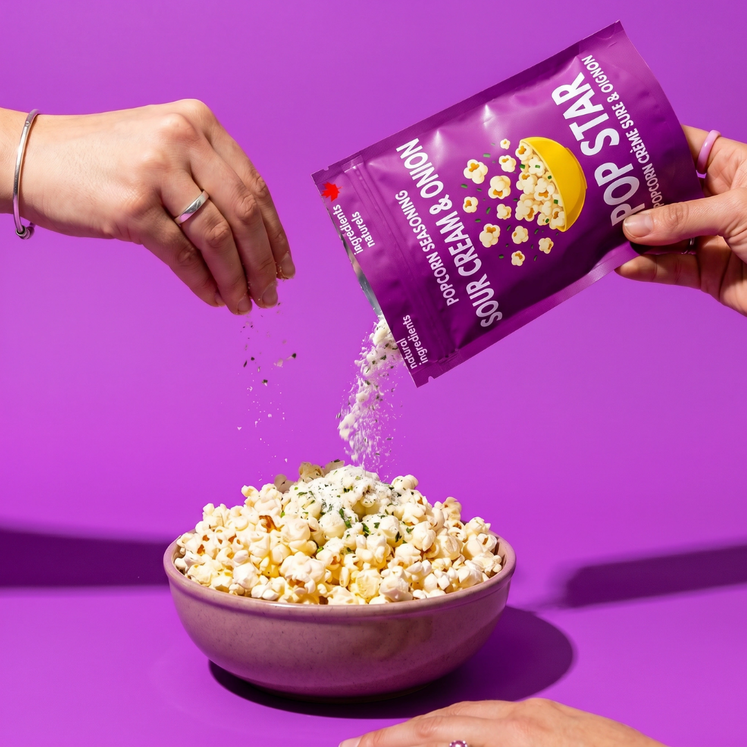 NEW** Pop Star - Sour Cream & Onion Popcorn Topper
