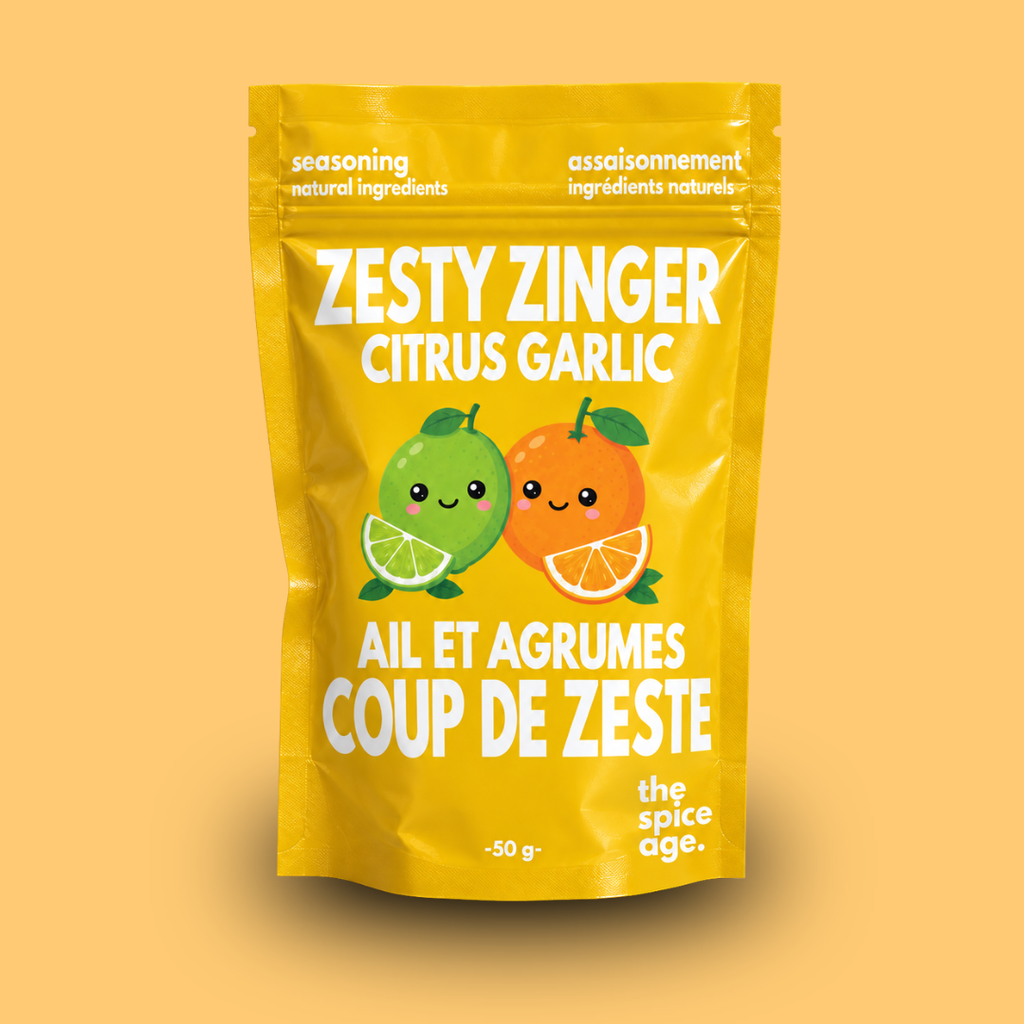 6 PACK BOX - NEW! Zesty Zinger - Citrus Garlic Salt Free