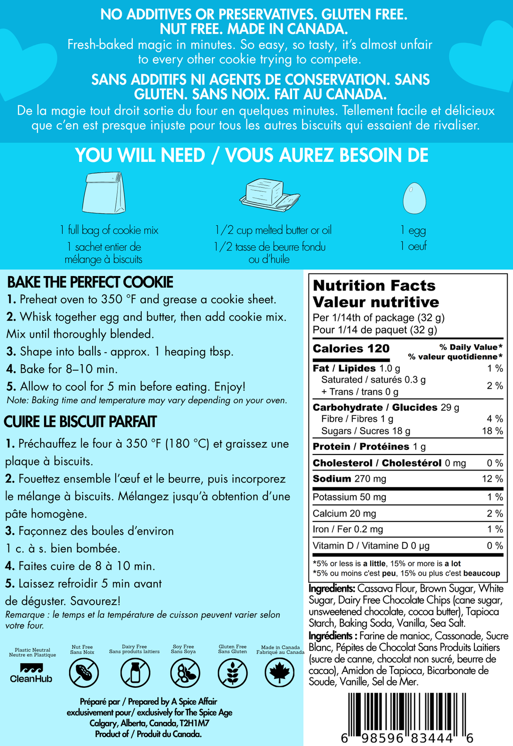 6 PACK BOX One Smart Cookie - Gluten Free Cookie Mix