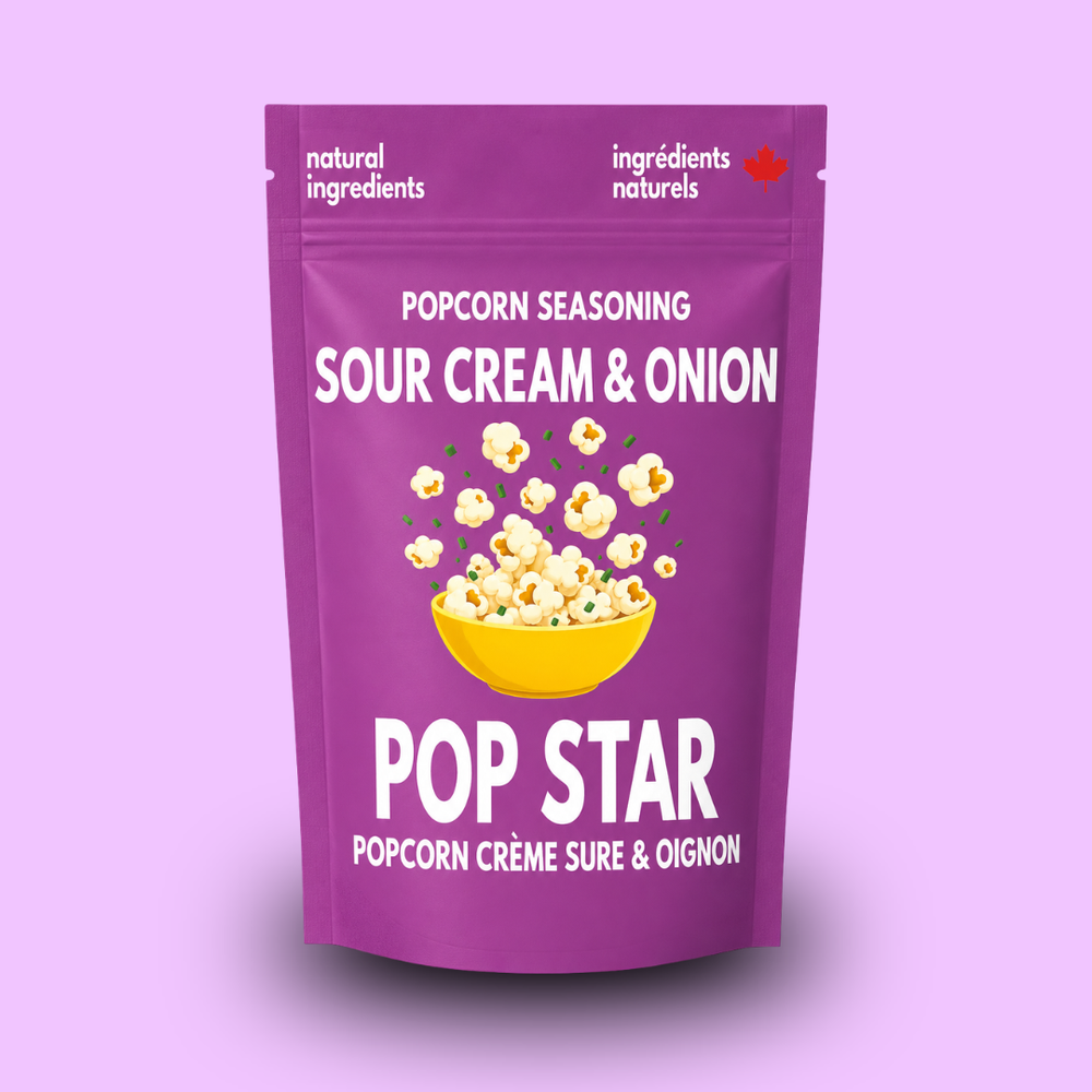 NEW** Pop Star - Sour Cream & Onion Popcorn Topper