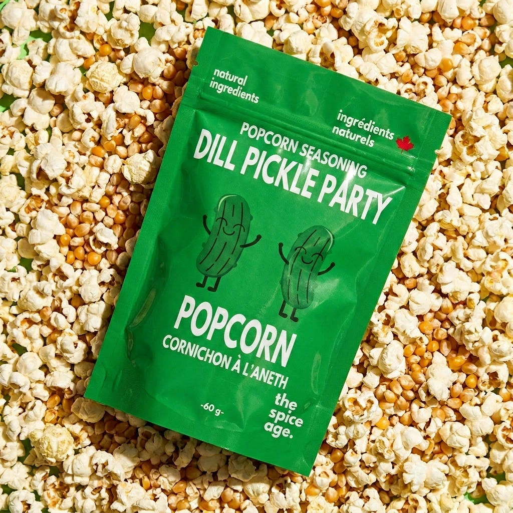 Dill Pickle Party Popcorn Topper