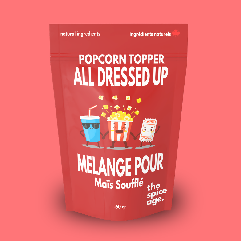 6 PACK All Dressed Up Popcorn Topper