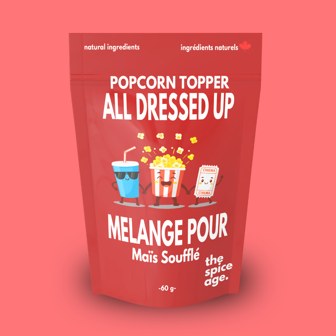 6-PACK CASE All Dressed Up Popcorn Topper