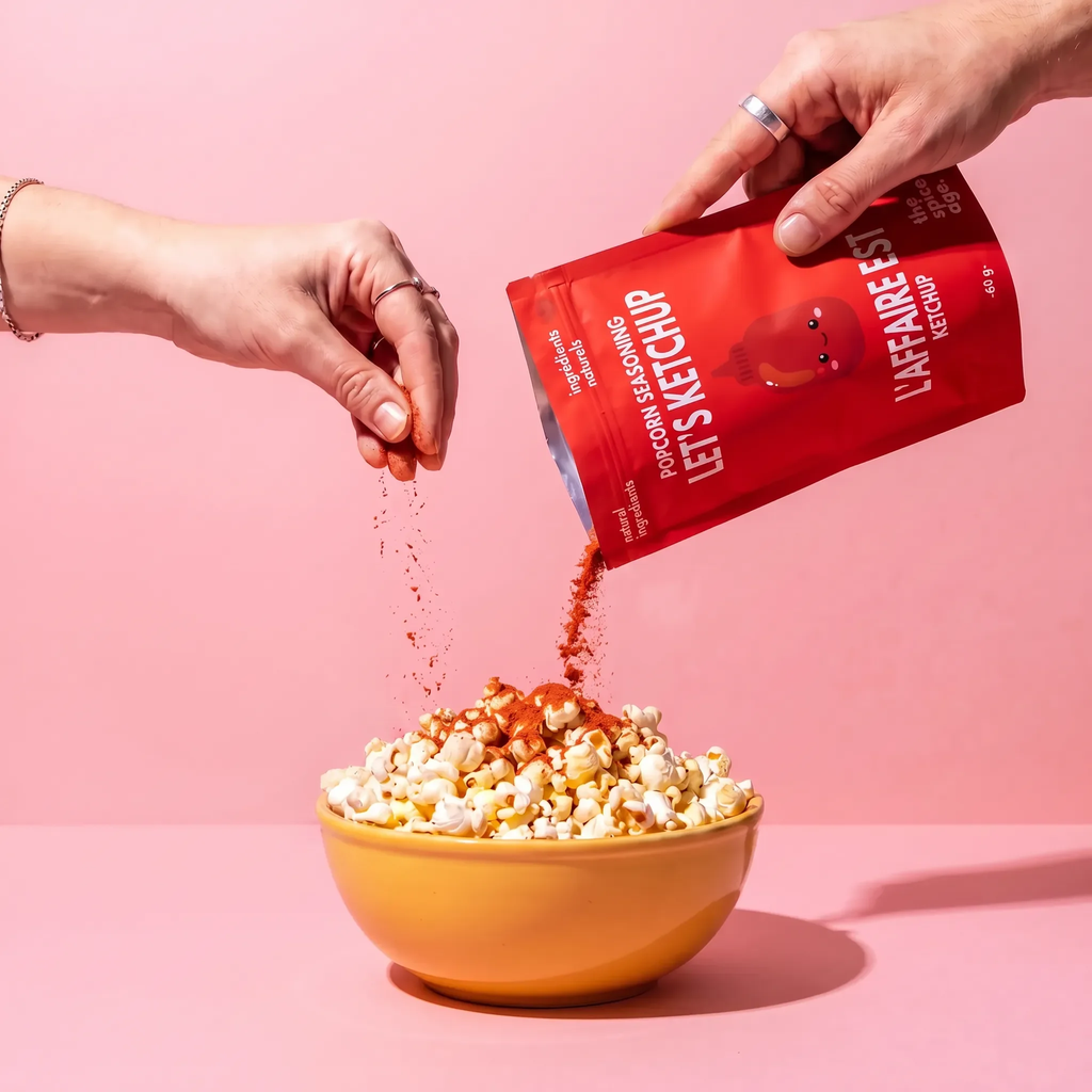 Ketchup Popcorn Topper