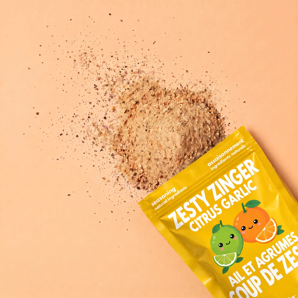 6 PACK BOX - NEW! Zesty Zinger - Citrus Garlic Salt Free