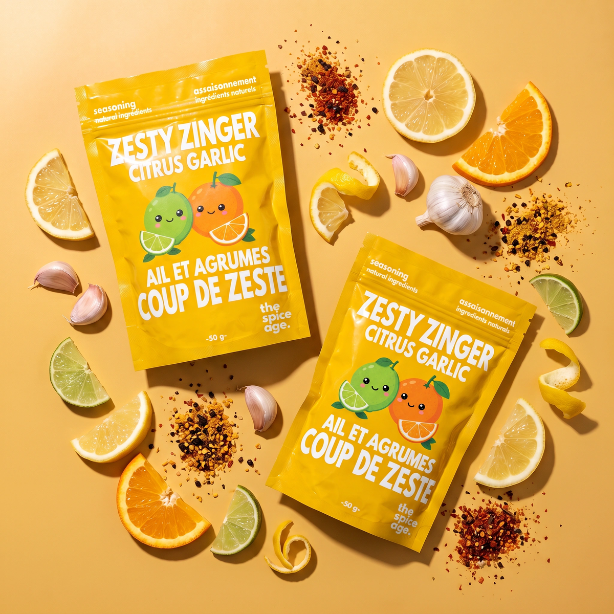 NEW! Zesty Zinger - Citrus Garlic Salt Free