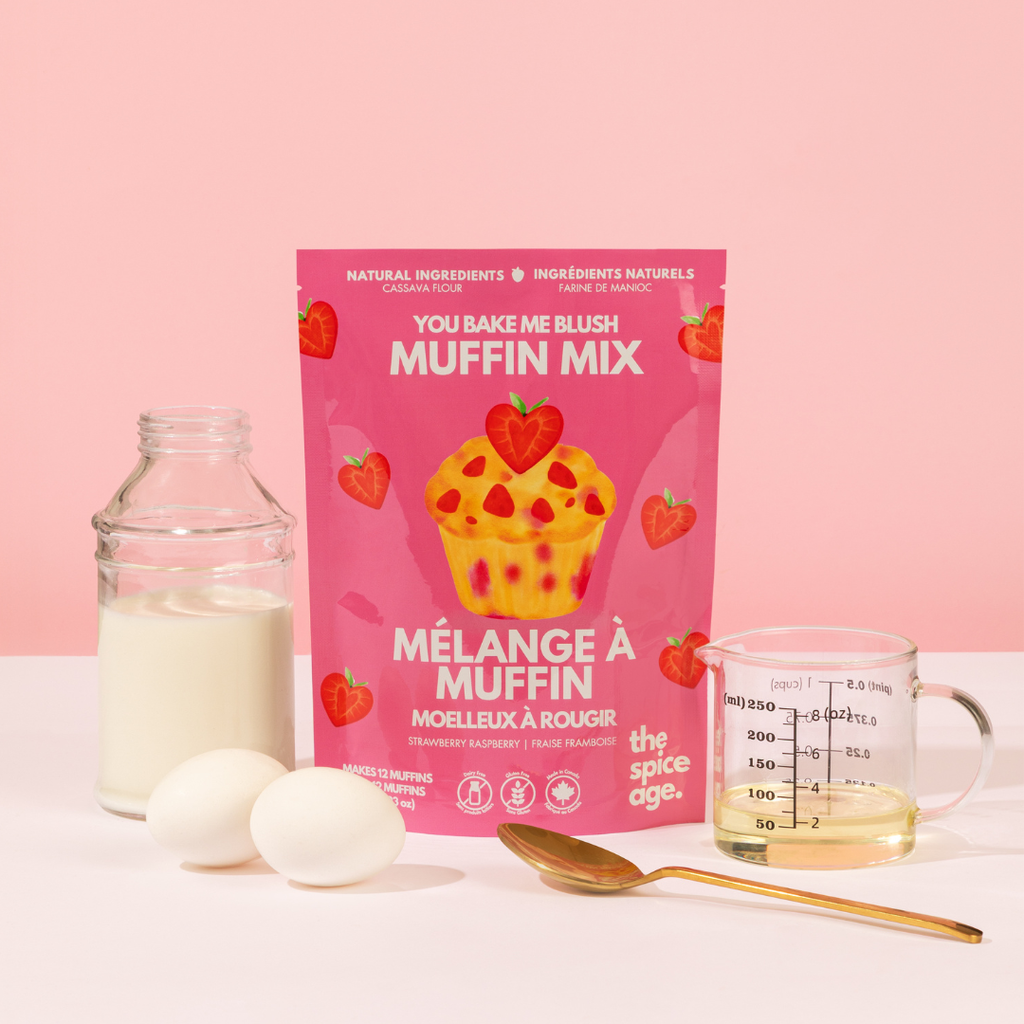 6 PACK BOX You Bake me Blush Muffin Mix - Gluten Free