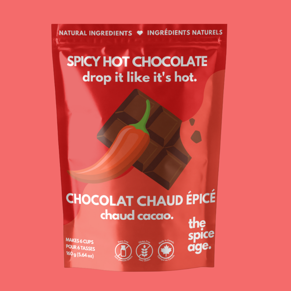 6 PACK BOX Spicy Hot Chocolate - Drop it like it's Hot (Chocolate)